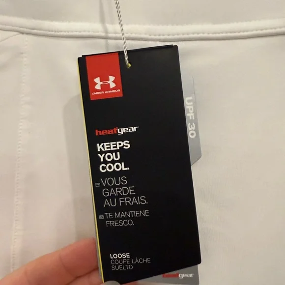 Under Armour White HeatGear Golf Skirt - Picture 3 of 5